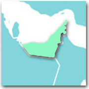 Mapa de Emiratos árabes Unidos