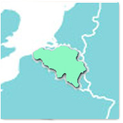 Mapa de Belgica