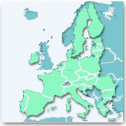 Mapa de Unión Europea
